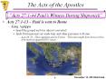 Acts 27:1-13  PowerPoint PPT Presentation