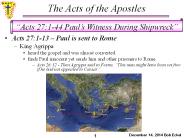 Acts 27:1-13 