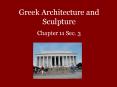 Greek Architecture and Sculpture PowerPoint PPT Presentation