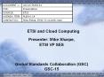 ETSI and Cloud Computing PowerPoint PPT Presentation