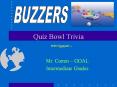 Quiz Bowl Trivia PowerPoint PPT Presentation