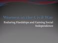 Women in the Civil War PowerPoint PPT Presentation