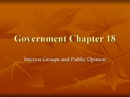 Government Chapter 18