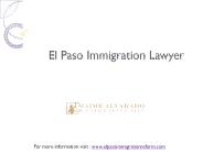 El Paso Immigration Lawyer
