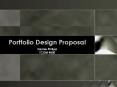 Portfolio Design Proposal PowerPoint PPT Presentation