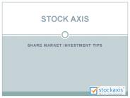 Share Market Investment Tips