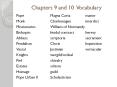 Chapters 9 and 10 Vocabulary PowerPoint PPT Presentation