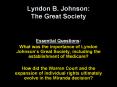 Lyndon B. Johnson: The Great Society PowerPoint PPT Presentation