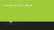 Roadmaster Granite Peak Review