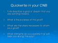 Quickwrite in your CNB PowerPoint PPT Presentation