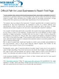 Difficult path for local businesses to reach first page PowerPoint PPT Presentation