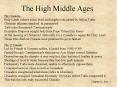 The High Middle Ages PowerPoint PPT Presentation