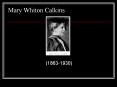 Mary Whiton Calkins PowerPoint PPT Presentation