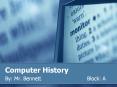 Computer History PowerPoint PPT Presentation