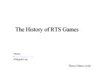 The History of RTS Games