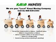Kauai Local Moving Company.