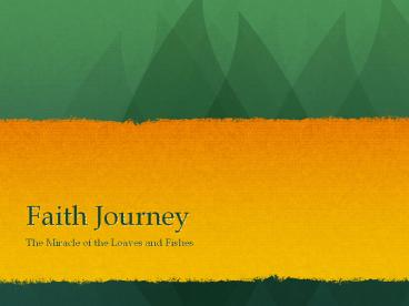 Faith Journey