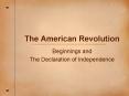 The American Revolution PowerPoint PPT Presentation