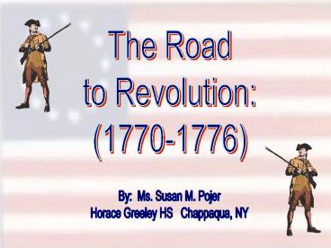 The Road to Revolution