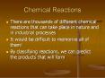 Chemical Reactions PowerPoint PPT Presentation