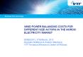 WIND POWER BALANCING COSTS FOR DIFFERENT SIZE ACTORS IN THE NORDIC ELECTRICITY MARKET PowerPoint PPT Presentation