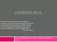 LONDON 2012. PowerPoint PPT Presentation