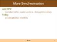 More Synchronisation PowerPoint PPT Presentation