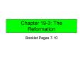 Chapter 19-3: The Reformation PowerPoint PPT Presentation