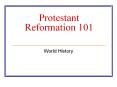 Protestant%20Reformation%20101 PowerPoint PPT Presentation