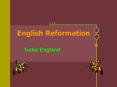 English Reformation PowerPoint PPT Presentation