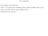 NCAA extra credit