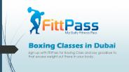 Boxing Classes in Dubai