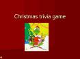 Christmas trivia game PowerPoint PPT Presentation