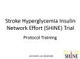 Stroke Hyperglycemia Insulin Network Effort (SHINE) Trial PowerPoint PPT Presentation