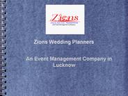 Zions Wedding Planners