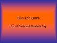 Sun and Stars PowerPoint PPT Presentation