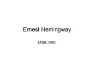 Ernest Hemingway