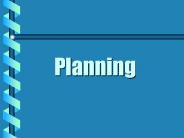 Planning
