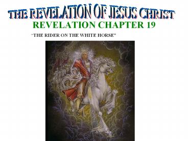 REVELATION CHAPTER 19