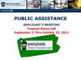 PUBLIC ASSISTANCE PowerPoint PPT Presentation