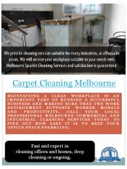 Carpet Steam Cleaning Melbourne