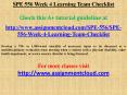 SPE 556 Week 4 Learning Team Checklist PowerPoint PPT Presentation