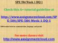 SPE 584 Week 1 DQ 1 PowerPoint PPT Presentation