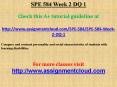 SPE 584 Week 2 DQ 1 PowerPoint PPT Presentation