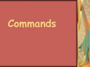 Commands