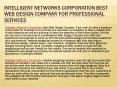 Intelligent Networks Corporation Best Web Design Company for Professional Services PowerPoint PPT Presentation