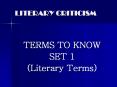 LITERARY%20CRITICISM PowerPoint PPT Presentation