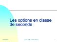 Les options en classe de seconde PowerPoint PPT Presentation