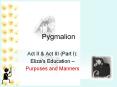 Pygmalion PowerPoint PPT Presentation