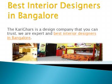 Top 10 Interior Designers in Bangalore